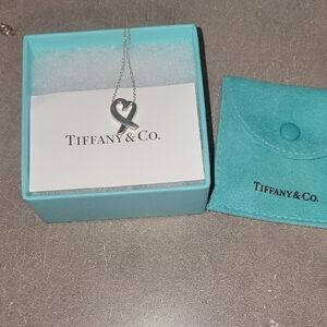 Tiffany & Co. Paloma Picasso Heart X Silver Necklace